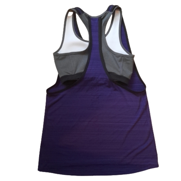 HYBA Racer Back Tank Top with Built in Bra - Women's size XS Workout - Picture 3 of 11